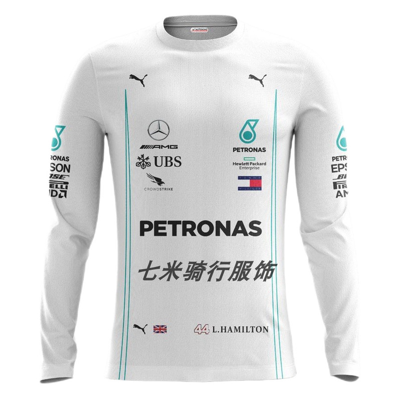 New F1 racing long-sleeved T-shirt motorcycle clothing off-road breathable quick-drying crew neck short-sleeved sportswear jacket foreign trade