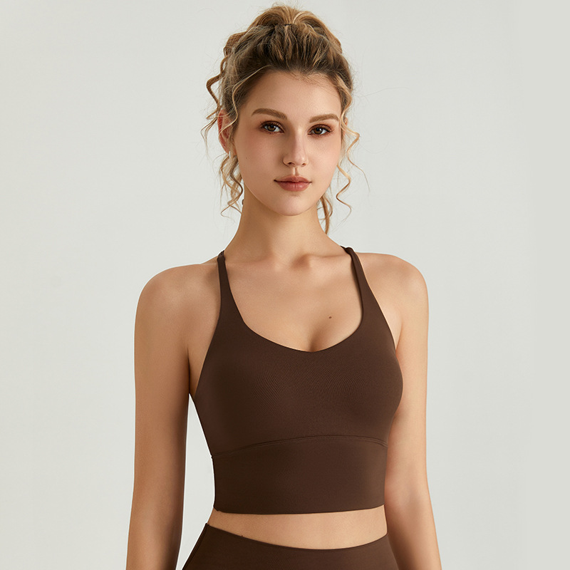 [Personalizada] sostén deportivo integral mujer verano rápido y seco yoga belleza de alta intensidad correr chaleco de fitness al por mayor