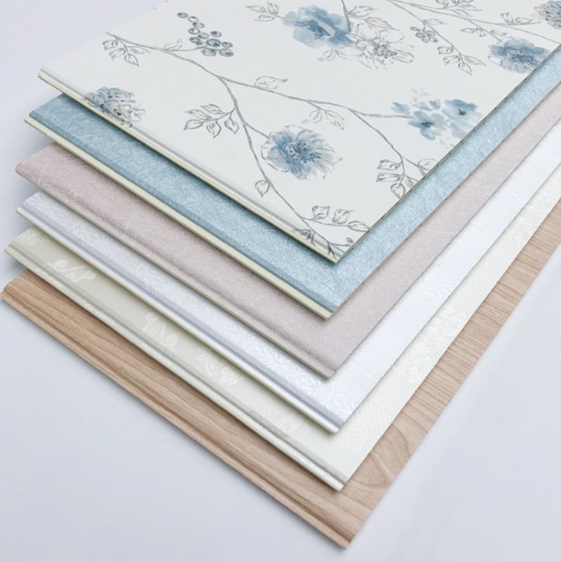 王斌相框竹木纤维集成墙板集成墙面扣板背景墙护墙板快装室内墙板|ms