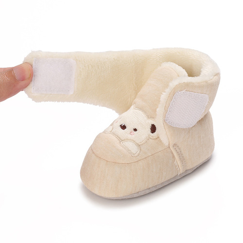 Baby shoes Winter thick warm cotton shoes for men and women baby front shoes 0-1 years old