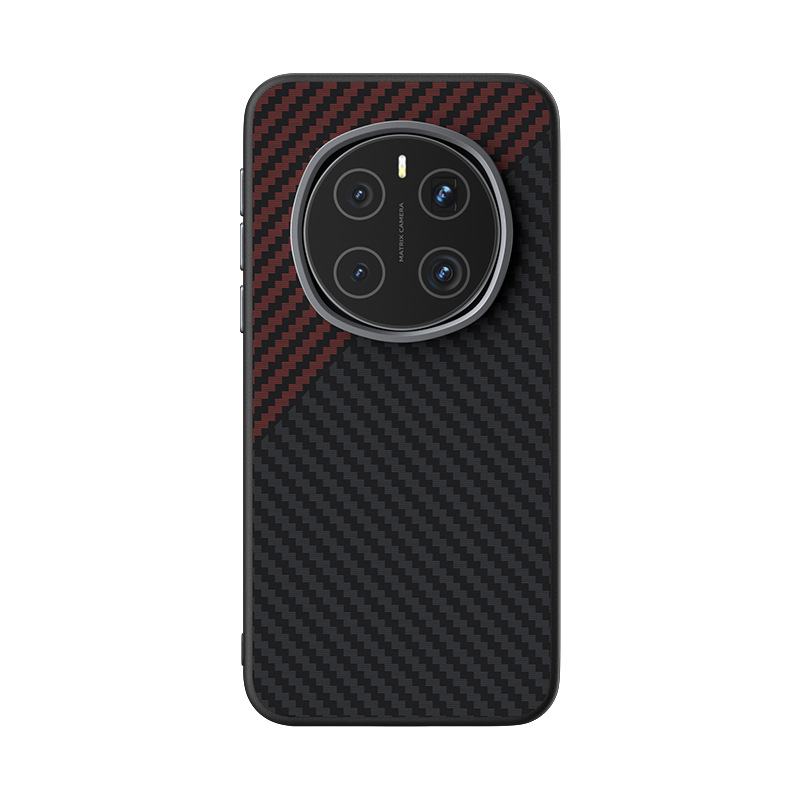 Black and red [C fiber pattern-magnetic style]