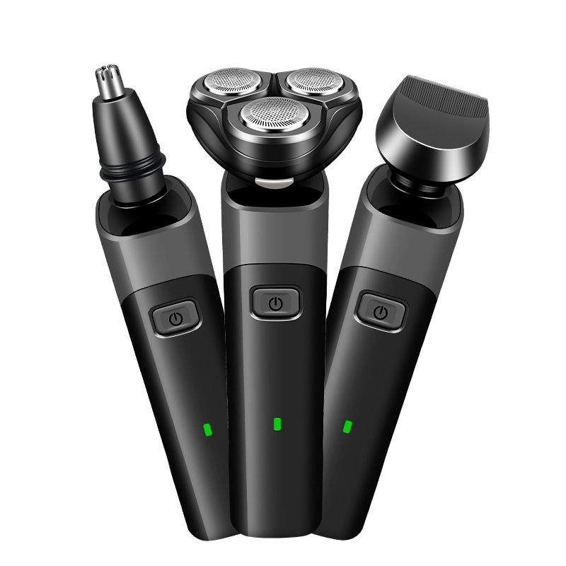 Deer Tower 302 3 - en - 1 cable USB para hombres afeitador eléctrico afeitador multifuncional cabeza de cuchilla lavado con agua