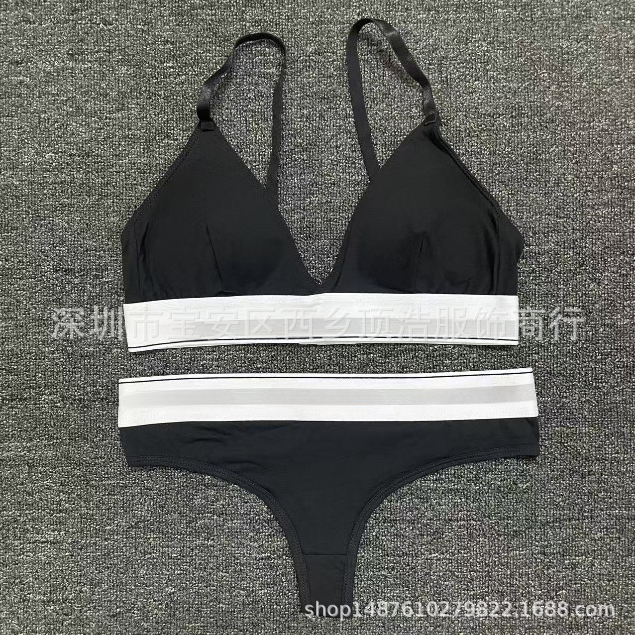 끈 팬티 정장 블랙