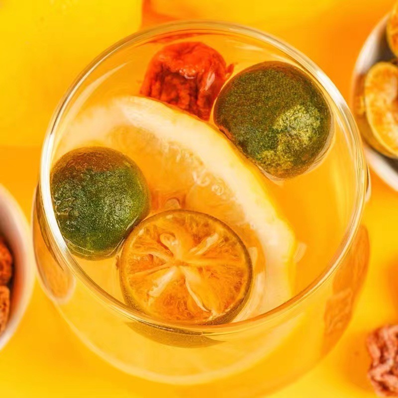 Wu Mei Lemon Tea, Green Pomelo Fruit Tea, Summer Trendy Fruit Tea, Cold Brew Tea Manufacturer Wholesale