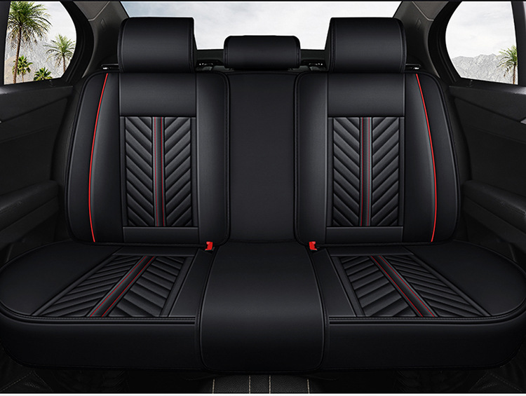 Universal Car Seat Cushion Four Seasons Full Surround Leather Seat Cover