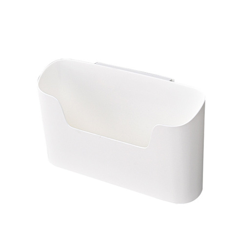 New multifunctional cabinet door hanging storage rack adhesive bathroom sundries organization box punch-free wall-mounted storage box