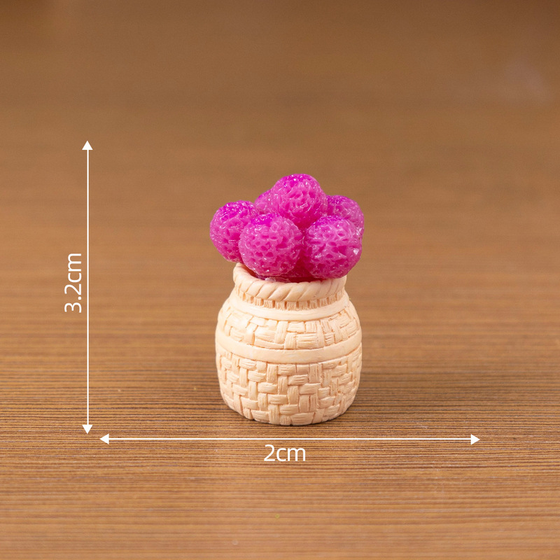 クリエイティブシミュレーションサボテン多肉植物鉢植えグリーン植物シリーズベビーハウス diy 装飾アクセサリーマイクロ風景小さな装飾品|undefined