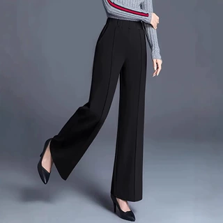 2026欧美跨境亚马逊独立站TEMU女士纯色直筒休闲裤女裤子