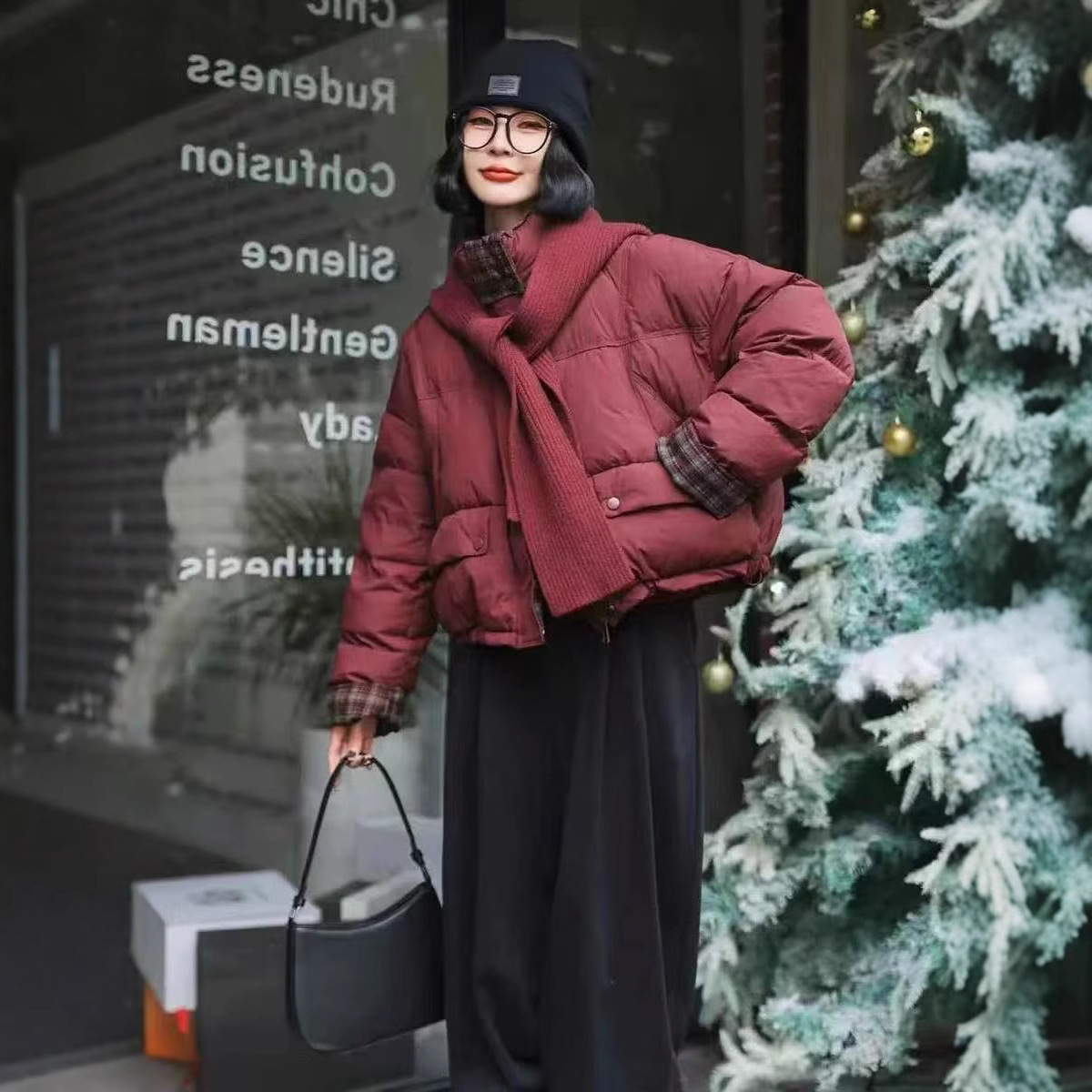 Transfronterizo 2025 damas otoño invierno revestimiento nuevo abrigo de plumón corto de mujer suelta chaqueta de pan casuales image 4