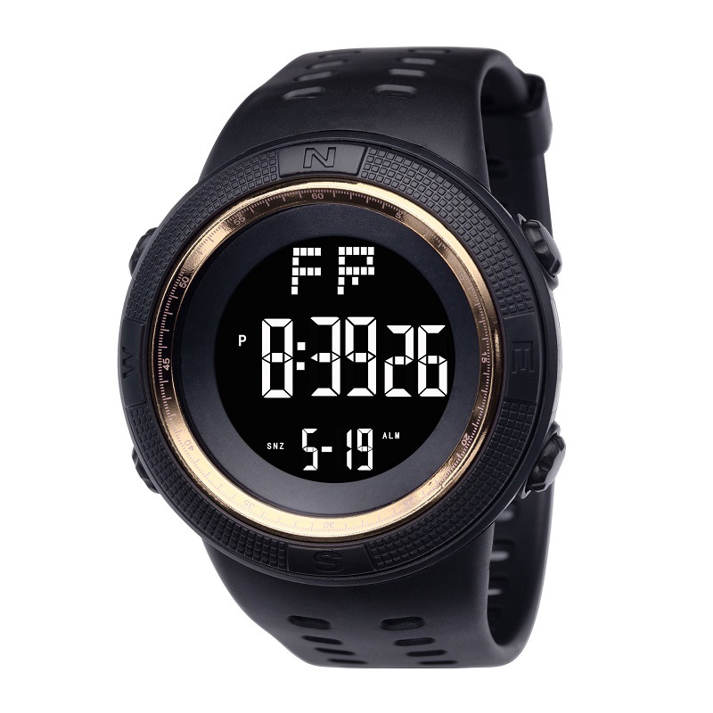 Directo de fábrica transfronterizo popular dial grande deportes reloj electrónico hombres adultos multi-funcional estudiante de secundaria reloj electrónico