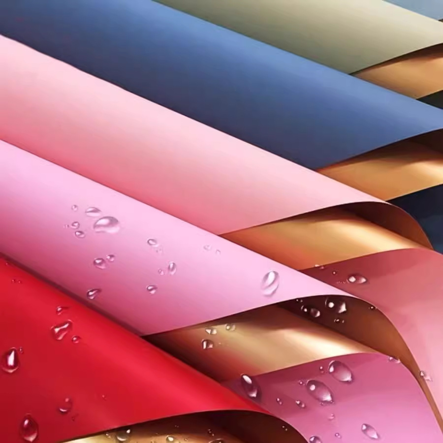 鎏金纸防水金彩纸 开业花篮花束双色欧雅纸包花纸材料鲜花包装纸