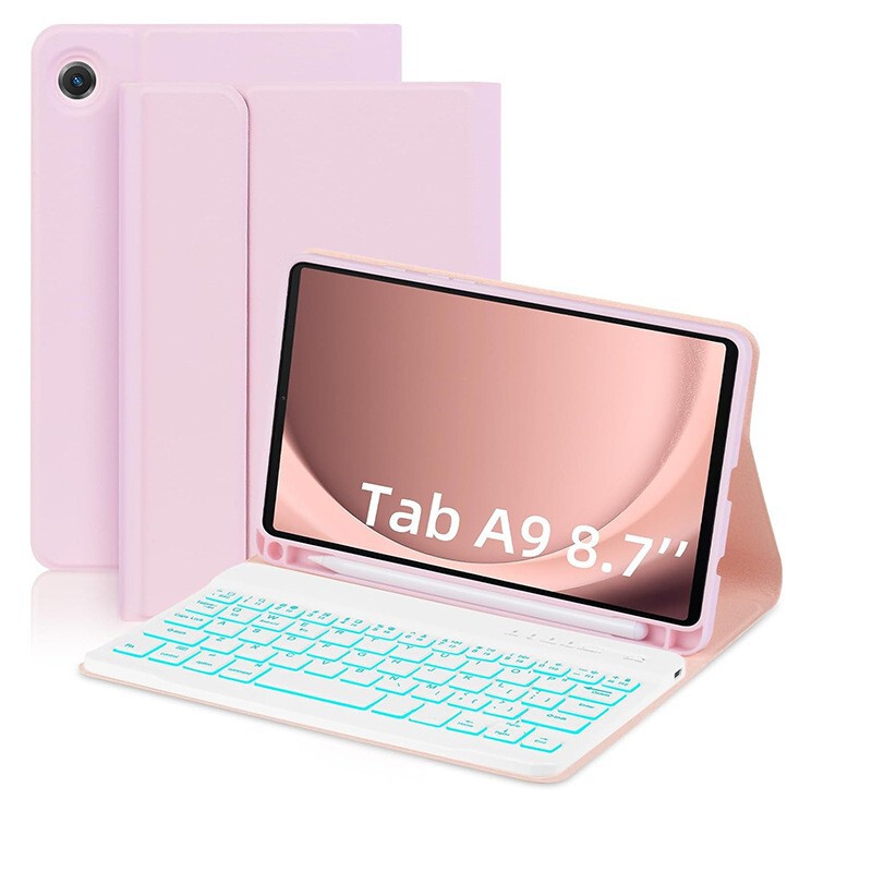 Suitable for Samsung A7Lite 8.7inch Tablet Protective Case Galaxytaba11 Bluetooth Keyboard A9 Backlit Cover