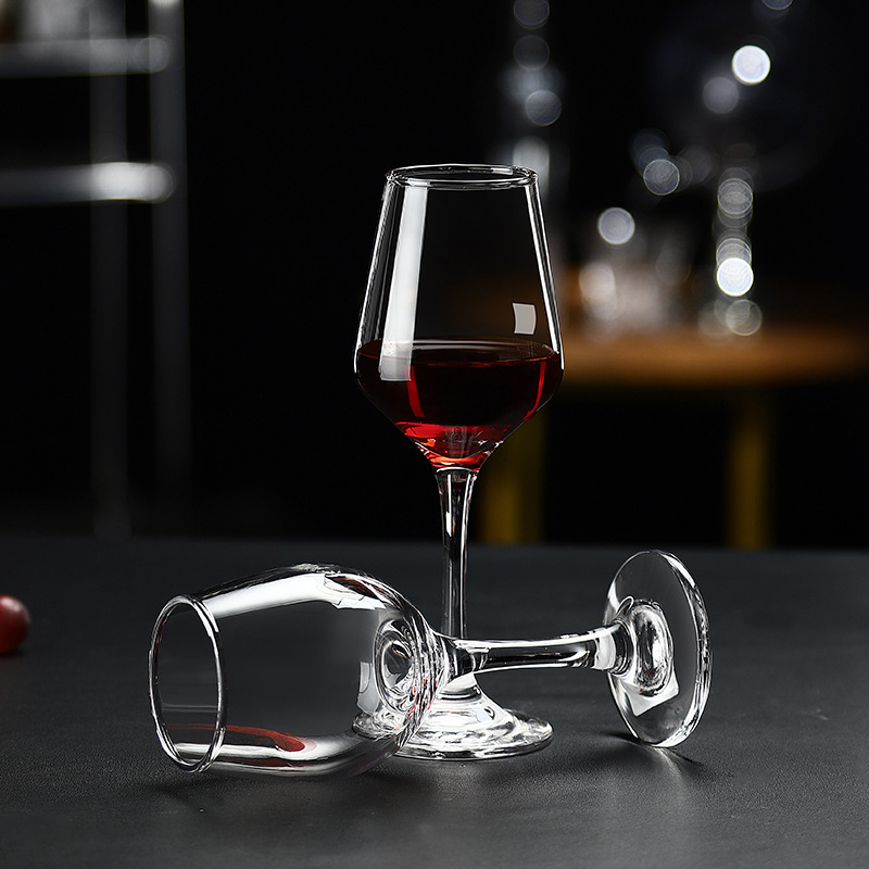 Taza de vino de cristal de lujo de alta gama de estilo europeo, juego de decantador de copa de Borgoña para el hogar, copa de vino pequeño