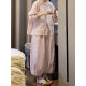 Girl's Sweet Lace Long Sleeve Pajamas Women's Spring and Autumn 2025 New Comfortable Cotton Yarn Home Clothes plus size suit