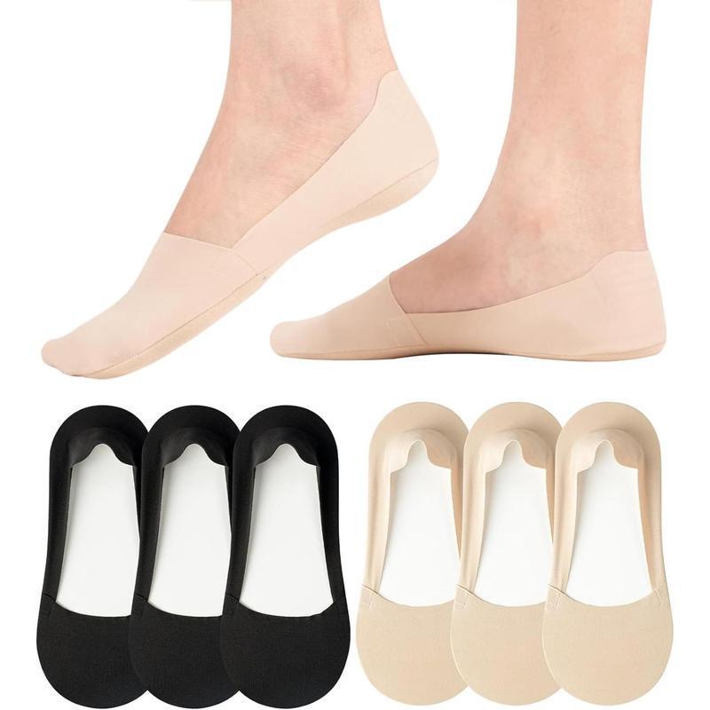 2025 New Cross-Border Dropshipping Women's Nylon Non-Slip Low-Cut Invisible Lining Without Socks