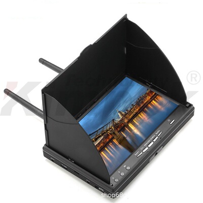 [LCD5802D航拍监视器7寸屏DVR录制无人机高清户外飞行器FPV图传]