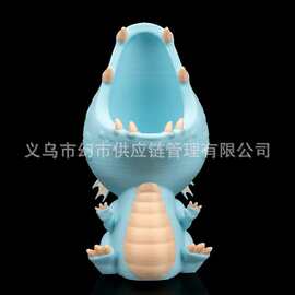 跨境萌系幼龙造型创意花盆 软萌奇幻风绿植种植容器
