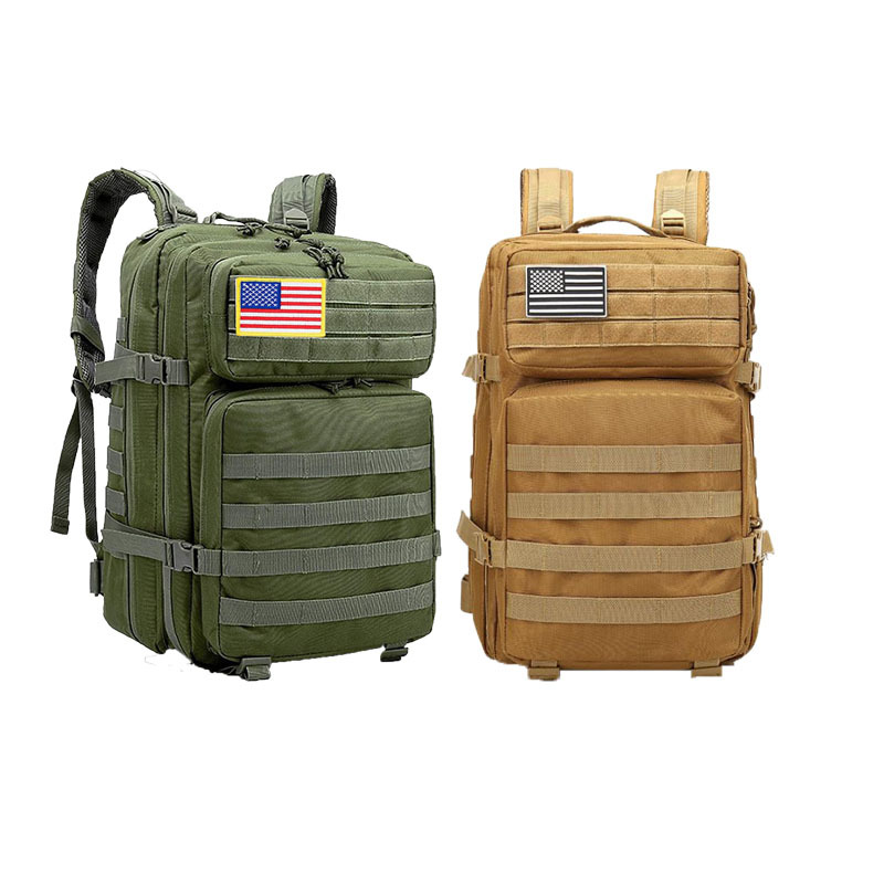 Mochila táctica transfronteriza de Amazon para montañismo, viajes al aire libre, mochila de gran capacidad, mochila de camuflaje para ciclismo