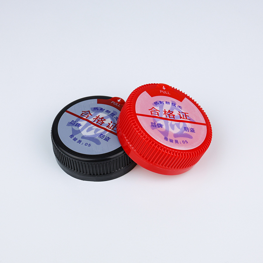 Proveedores al por mayor 55 calibre tapa roscada tapa circular 55MM roscada tapa plástica botella de PE cubierta desechable