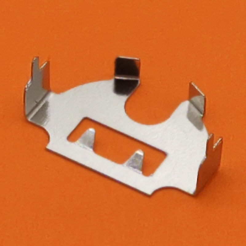 CR1632纽扣电池插件电池座 1632插件电池弹片 电池扣磷铜镀镍