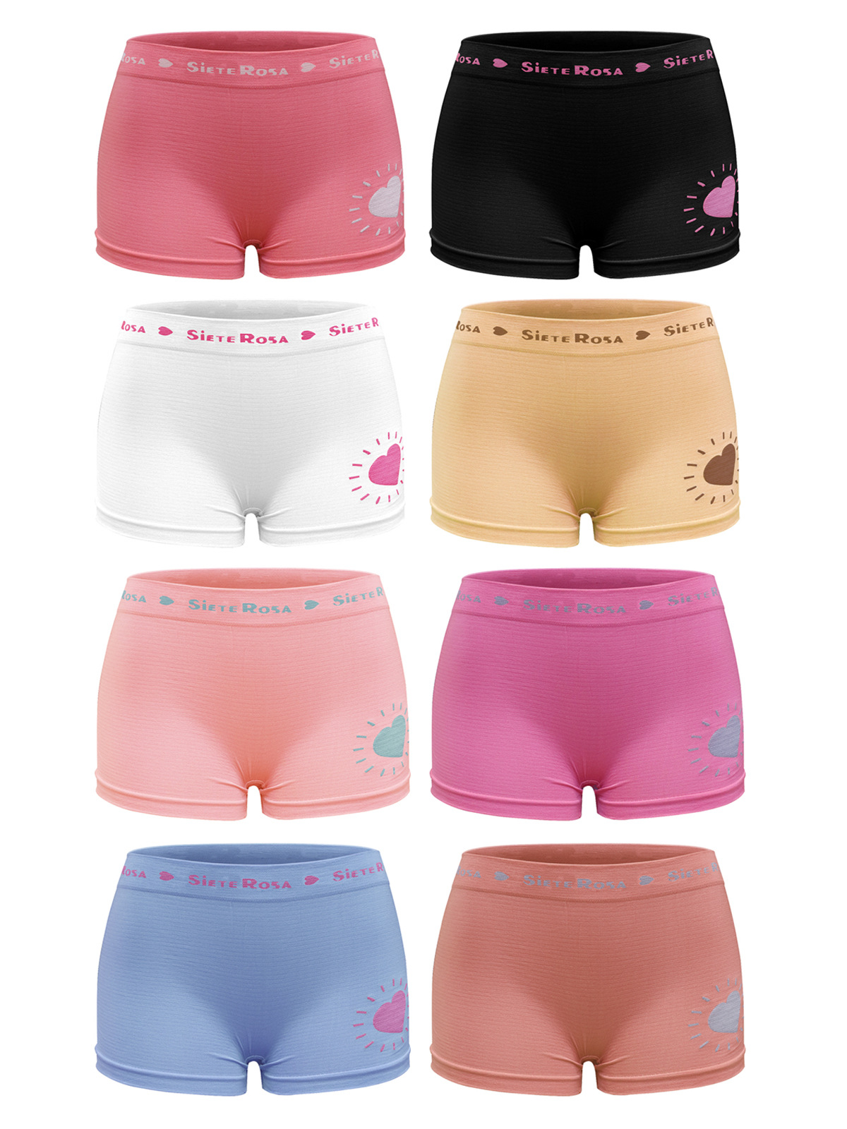 Calzoncillos de verano para mujer, pantalón de seguridad antideslumbrante de boxer, calzoncillos de boxer para mujer ajustados, elásticos suaves, transfronterizos