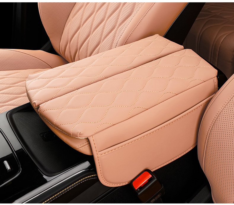 BYD Tang DMI/EV Champion Edition Hanzhong Control Armrest Box Leather Jacket Special Vehicle Interior Supplies Protection Elevatment Pad