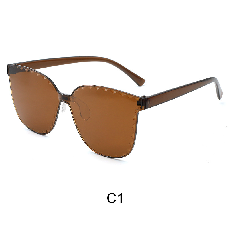 Nueva personalidad de color caramelo sin marco gafas de sol de estrellas fiesta extraña gafas de sol de pentagrama image 25