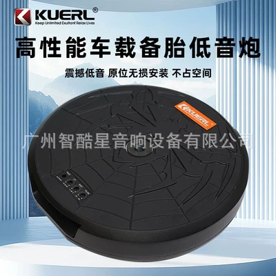 Manufacturer wholesale car audio modification high-power 12V active Class D heavy-duty 12inch car spare tire subwoofer