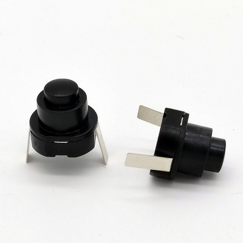 供应手电筒开关10X10-H2自锁无锁按钮开关 点通按钮开关