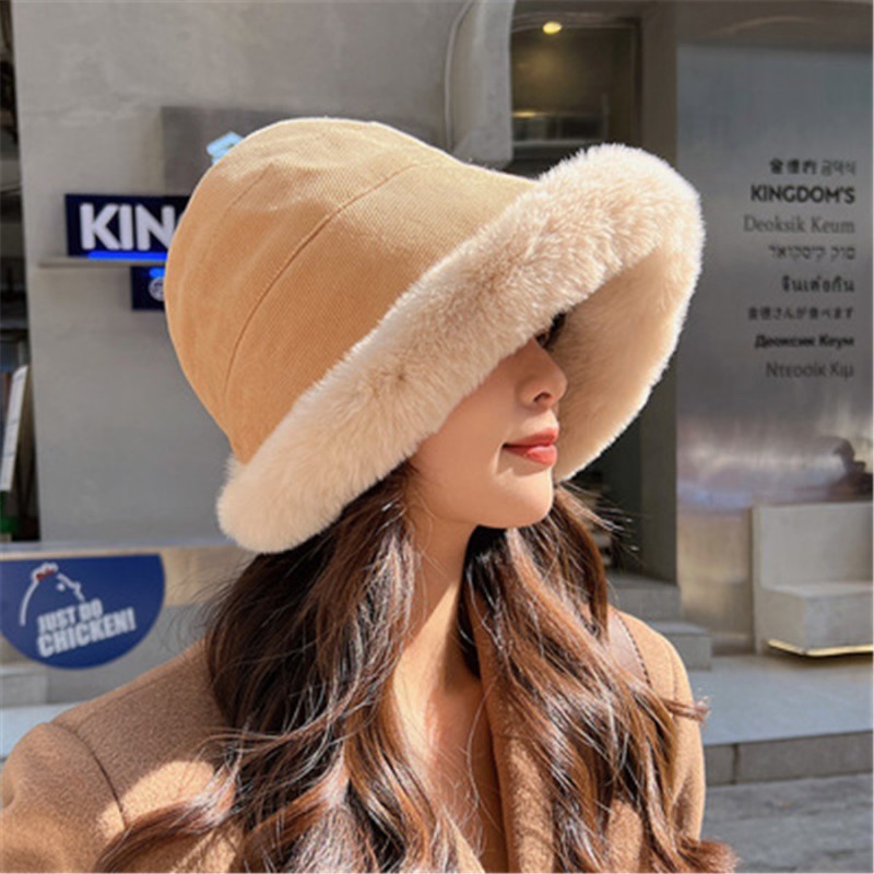 Autumn and winter hat female Mongolian hat Korean version of net red fisherman hat show face small plus velvet everything warm Yiwu spot wholesale