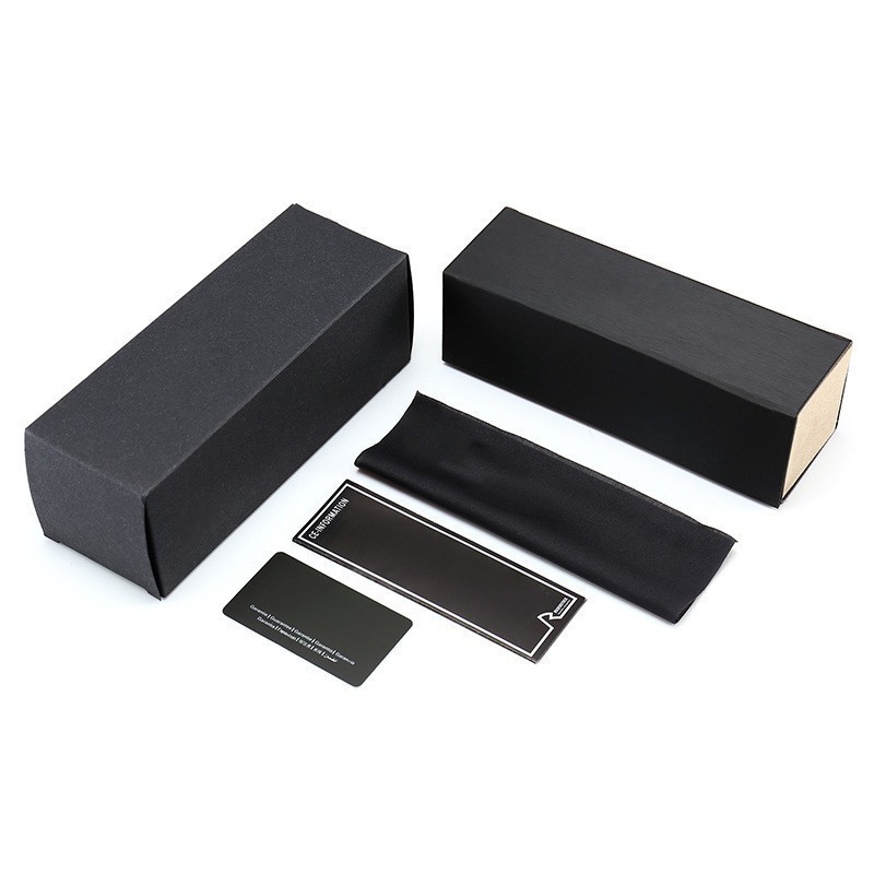 Cross-Border brand sunglasses box exquisite spot packaging zipper box glasses sunglasses box folding clip mirror box Europe and the United States