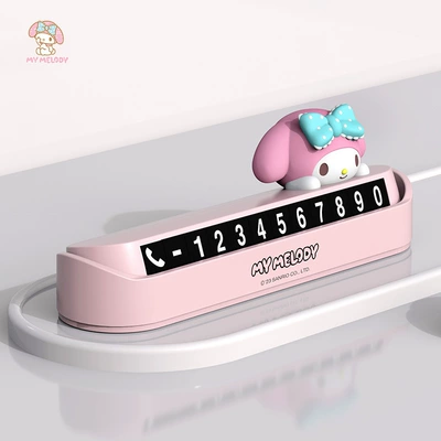 Parking Number Plate Phone – Nömrəli dayanma kartı - melody-parking-plate-pink