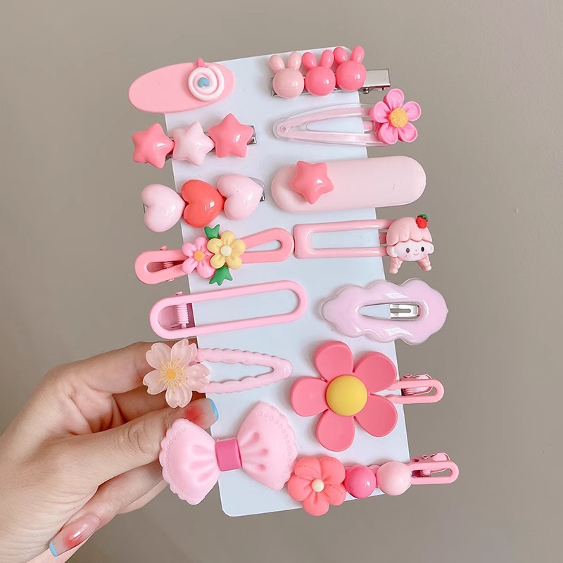 2025 nuevo clip de cabello para niños lindos clip de boca de pato frente clip de frangeo lateral clip de cabello rotos clip de cabello para niñas toque