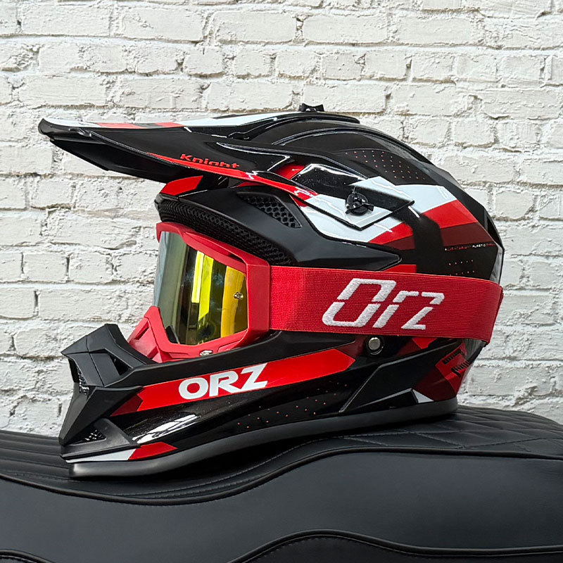 Orz Bicicleta de montaña Bicicleta Casco completo Casco de ciclismo Locomotora de carretera forestal todoterreno Niños Hombres y mujeres DH Reduce Light Bee AM