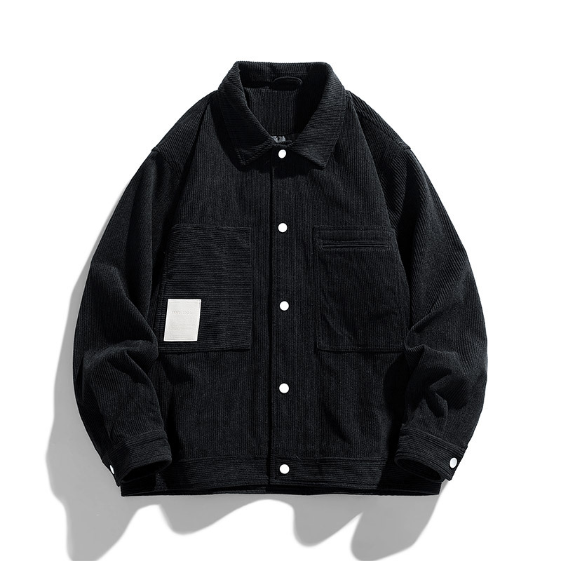 Men's Clothing corduroy jackets retro fashion brand workwear jackets for spring and autumn_voghion.com