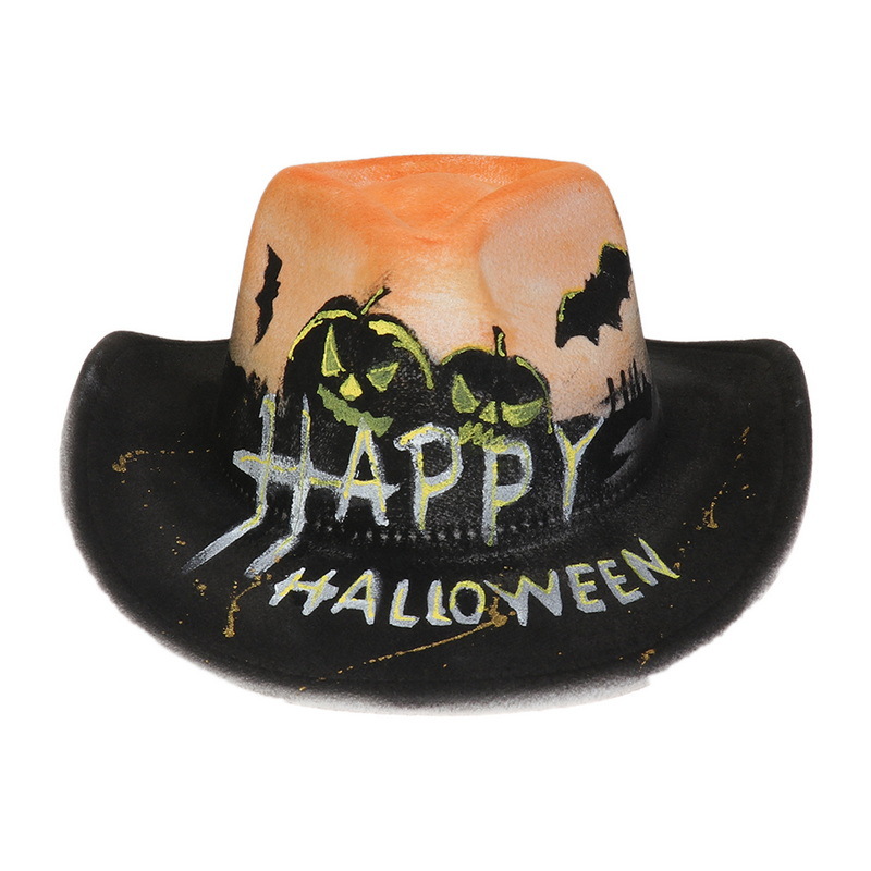 Halloween Party Bunte Ball Leistung Hut Geist Festival Requisiten Cowboy Schneemann Muster_voghion.com