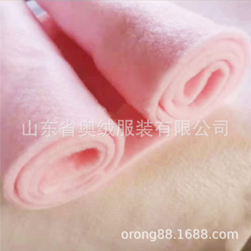 粉色发热棉絮片 发热纤维棉 可升温发热棉 远红外棉 发热羽绒絮片