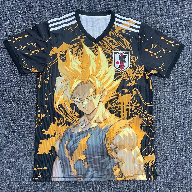 日本シリーズ新サッカーユニフォーム ドラゴンボール海賊王 ルフィ ナザ 日本の若手選手共同モデル タイ版ジャージ|undefined