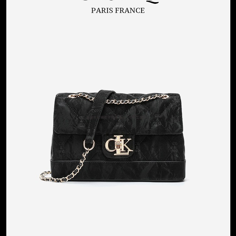 Ck&Wq Bag Women's New Accessible Luxury Niche New Classy Super Hot Work Work Clothing Chain Shoulder Crossbody Bag Ck&Wq Bag Women's New Accessible Luxury Niche New Classy Super Hot Work Work Clothing Chain Shoulder Crossbody Bag