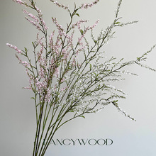 仿真品质雪柳 线条花材 仿真手捧花diy 绣线菊 自然风 落地装置