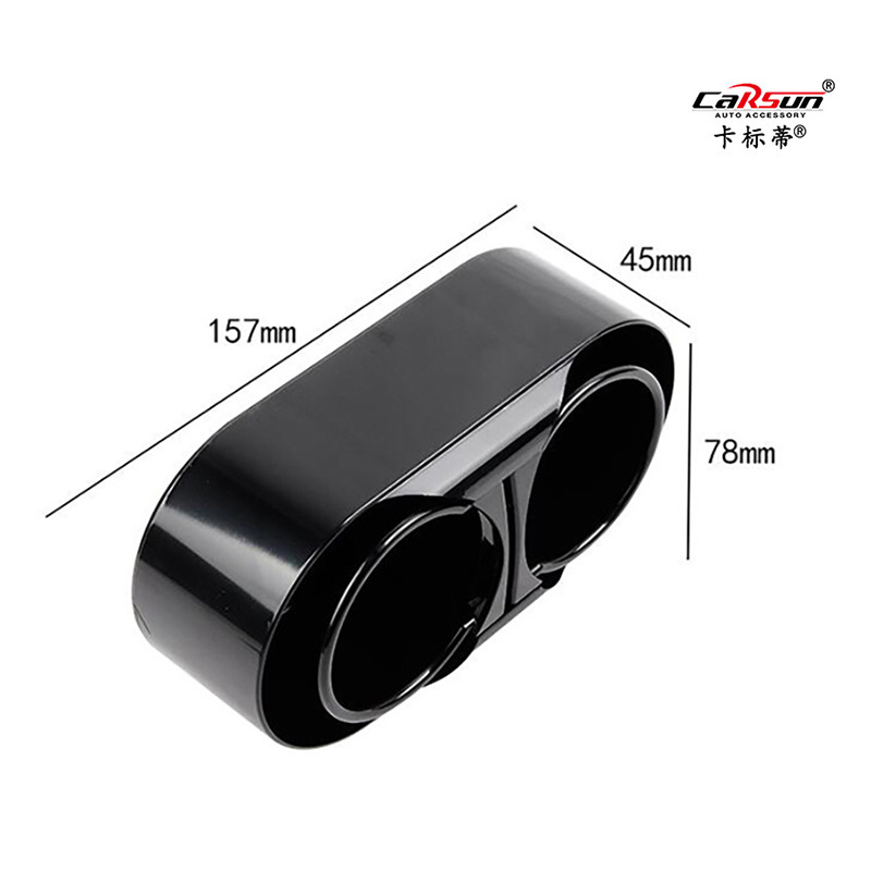 Multi-funcional coche taza de agua titular de bebida fija para coche un minuto dos caja de almacenamiento coche taza de té titular de la bebida