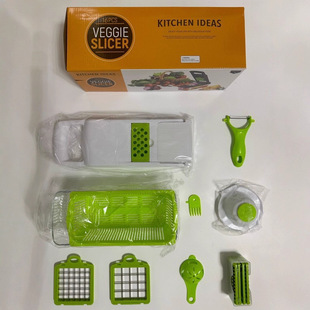 Cross-border Multi-function Vegetable Cutter Slicing Artifact Potato Slicing Cucumber Slicing Slicing Dicing Household Kitchen Slicing