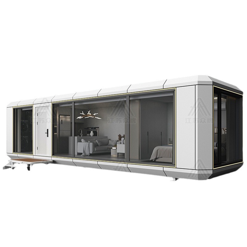 Cabina espacial Habitación móvil Residente B & B Hotel escénico al aire libre Habitación de cielo estrellado Apple Warehouse Red Container Sunshine Room