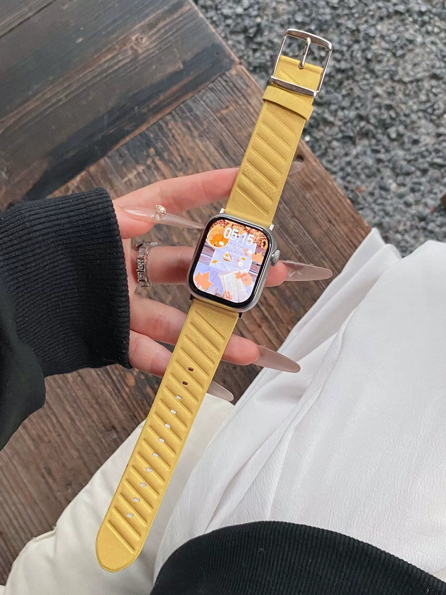 Для Apple Watch 10-го поколения, ремешок со скошенной полосой, кожаный ремешок для iWatch
