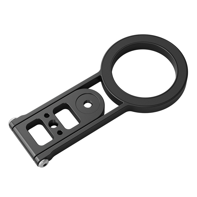スマホスタンド MAGSafe 両面磁気吸着 折りたたみ式卓上三脚 1/4 水平垂直撮影 補助光 メタルベース|undefined