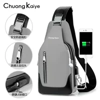 Сумка ChuongK на грудь, наплечная сумка, мужская водонепроницаемая сумка, одно-плечевая для отдыха, прямые поставки с фабрики