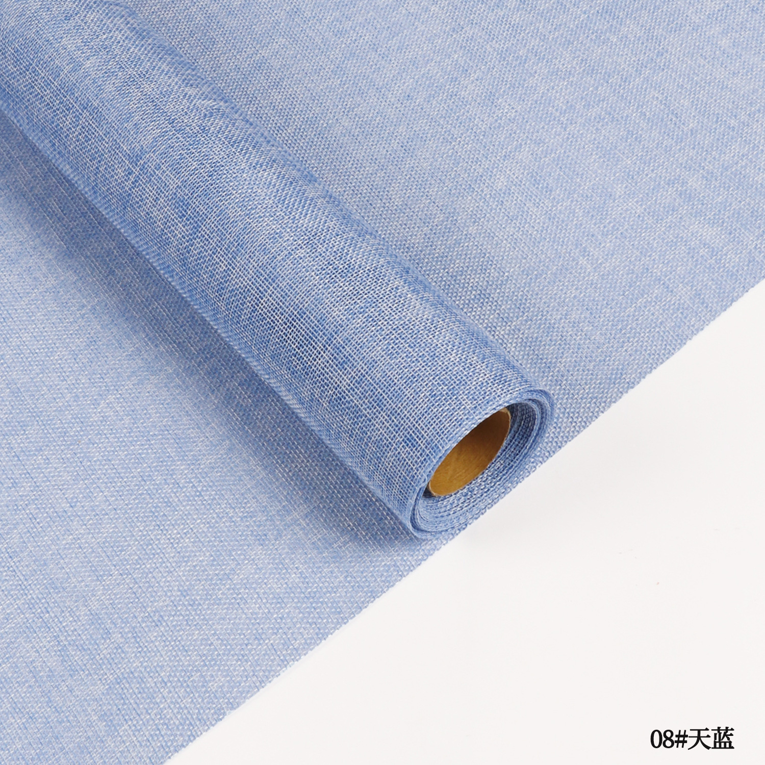 Papel de embalaje de lino colorido al por mayor lino material de embalaje de flores floral papel de embalaje de flores