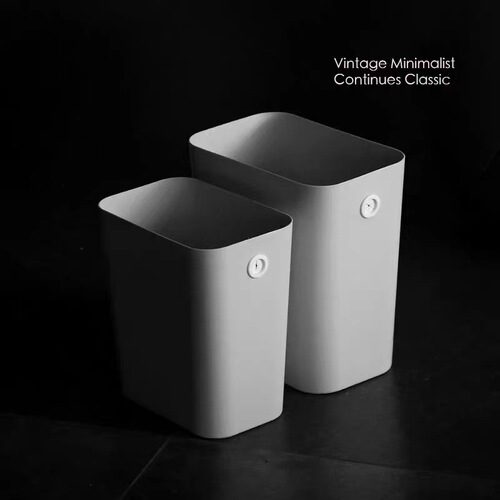 Wholesale bathroom gap trash can household bedroom living room kitchen garbage basket lidless toilet paper basket