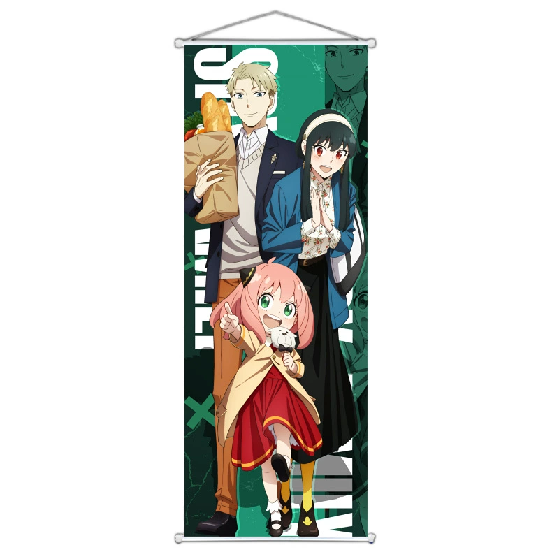 Плакат с описанием SPY × FAMILY Ani Yorlaed Poor Velvet Scrolls Poster Poster