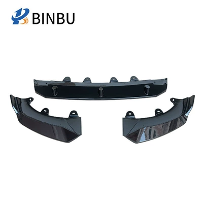 G02 Piano Black Front Spoiler, Big Surrounded